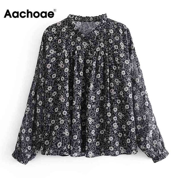 aachoae vintage floral print blouse women long sleeve ruffles chiffon blouses elegant pleated shirt loose tunic 210413, White
aachoae vintage floral print blouse women long sleeve ruffles chiffon blouses elegant pleated shirt loose tunic 210413, White