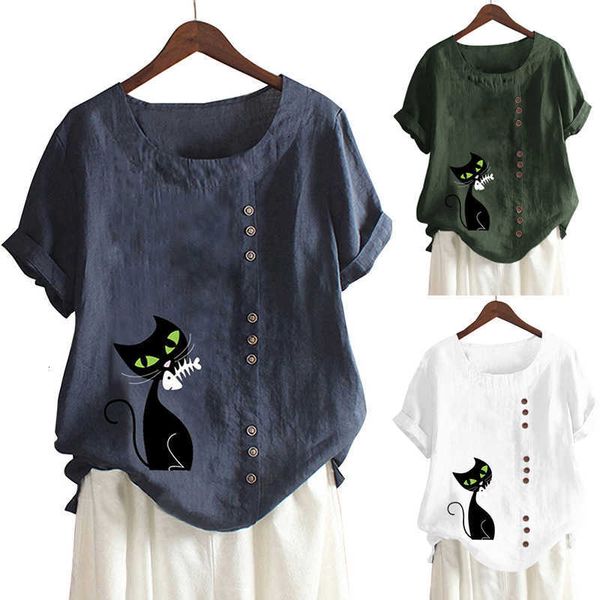 women's t-shirt t summer o-neck short sleeve cat print t-shirt womens plus size fashions streetwear oversized tee shirt femme 4ddm, White
women's t-shirt t summer o-neck short sleeve cat print t-shirt womens plus size fashions streetwear oversized tee shirt femme 4ddm, White