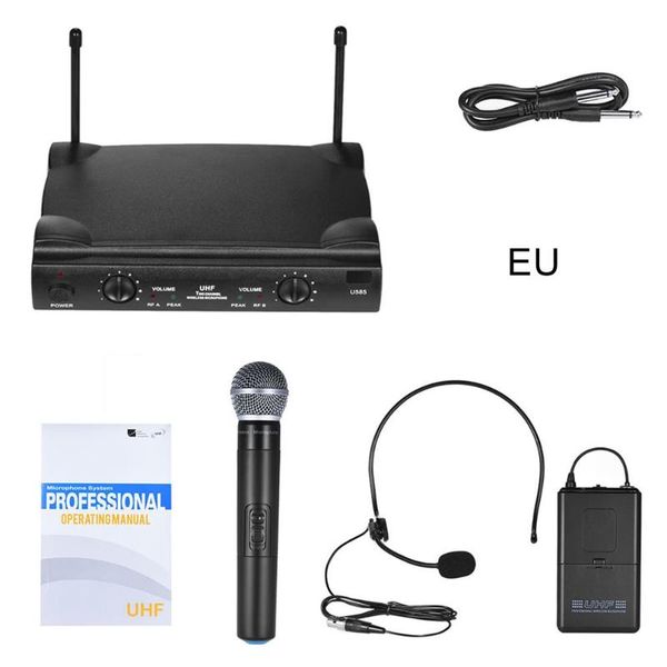 microphones u585a/b/c uhf wireless microphone set 2 waist-mounted transmitters headset home practical portable
microphones u585a/b/c uhf wireless microphone set 2 waist-mounted transmitters headset home practical portable
