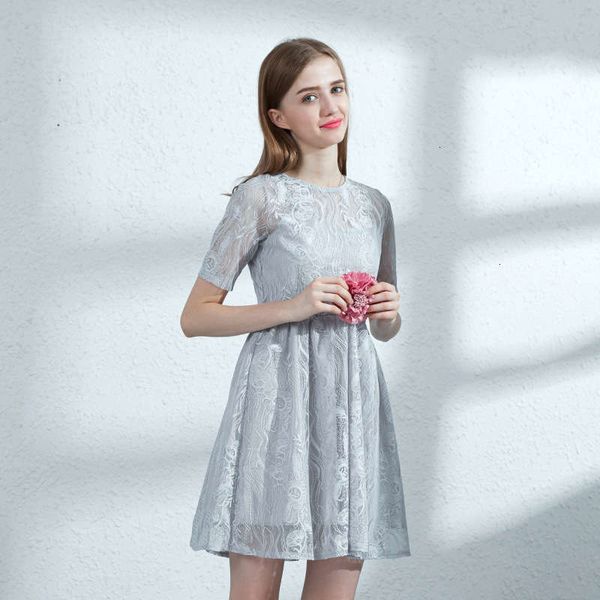 dresses a-line casual lace cut out flower pattern fluorescent high waist mid skirt small fragrance temperament thin dress, Black;gray
dresses a-line casual lace cut out flower pattern fluorescent high waist mid skirt small fragrance temperament thin dress, Black;gray