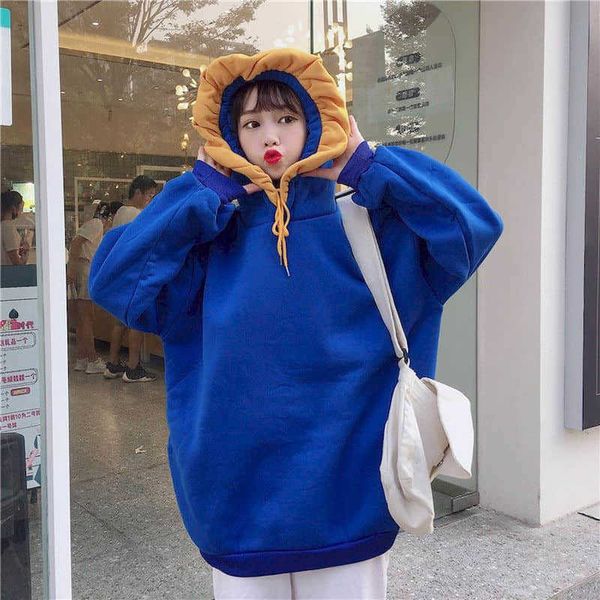 harajuku sweatshirt women hoodies korean clothes plus velvet thickening harajuku loose student hooded solid color jacket 210526, Black
harajuku sweatshirt women hoodies korean clothes plus velvet thickening harajuku loose student hooded solid color jacket 210526, Black
