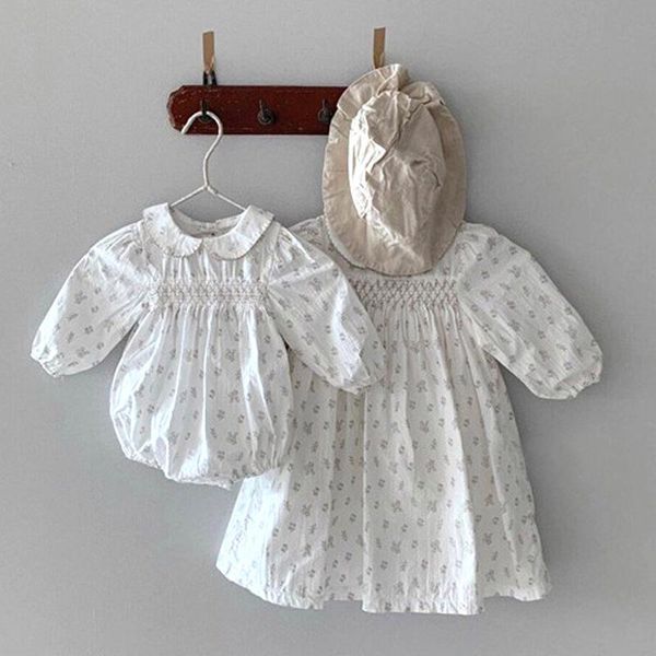 girl's dresses infant girls clothes spring summer born long-sleeved floral jumpsuit sisters matching twins baby, Red;yellow
girl's dresses infant girls clothes spring summer born long-sleeved floral jumpsuit sisters matching twins baby, Red;yellow