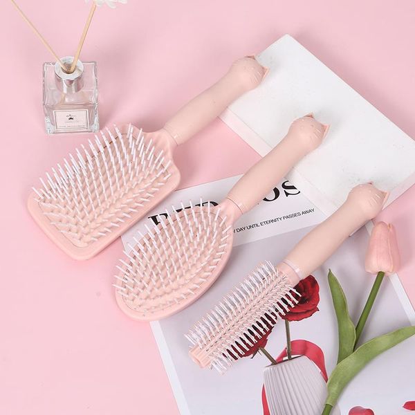 hair brushes anti static comb air bag special long scalp massage meridian cushion girl's heart curly anti-static, Silver
hair brushes anti static comb air bag special long scalp massage meridian cushion girl's heart curly anti-static, Silver