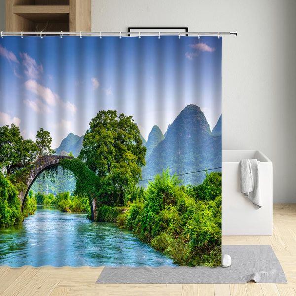 shower curtains natural scenery curtain stone bridge wooden house river forest waterproof cloth bathroom decor bath screen with hooks
shower curtains natural scenery curtain stone bridge wooden house river forest waterproof cloth bathroom decor bath screen with hooks