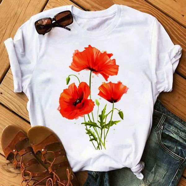 ared poppy women t shirt casual funny tshirts woman clothes kawaii tees hipster tumblr female harajuku short sleeves shirts women's t-s, White
ared poppy women t shirt casual funny tshirts woman clothes kawaii tees hipster tumblr female harajuku short sleeves shirts women's t-s, White