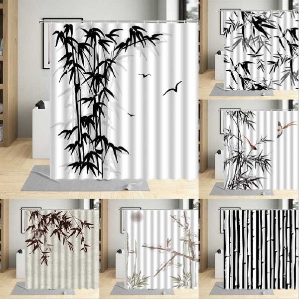 black white plant pattern shower curtain bamboo landscape waterproof bath curtains with hookfor bathroom decor art poster gifts
black white plant pattern shower curtain bamboo landscape waterproof bath curtains with hookfor bathroom decor art poster gifts