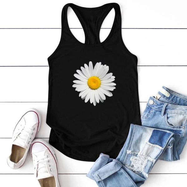 women's tanks & camis daisy printing tank women sleeveless vesr for ladies casual round neck summer plus size camiseta tirantes muj, White
women's tanks & camis daisy printing tank women sleeveless vesr for ladies casual round neck summer plus size camiseta tirantes muj, White