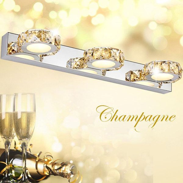 wall lamps modern 460mm 9w led bathroom crystal bedroom mirror light waterproof ic driver ac110v /220v
wall lamps modern 460mm 9w led bathroom crystal bedroom mirror light waterproof ic driver ac110v /220v