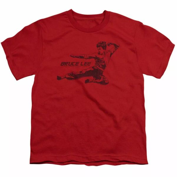 bruce lee line kick kids youth t shirt licensed martial arts tee red, White;black
bruce lee line kick kids youth t shirt licensed martial arts tee red, White;black