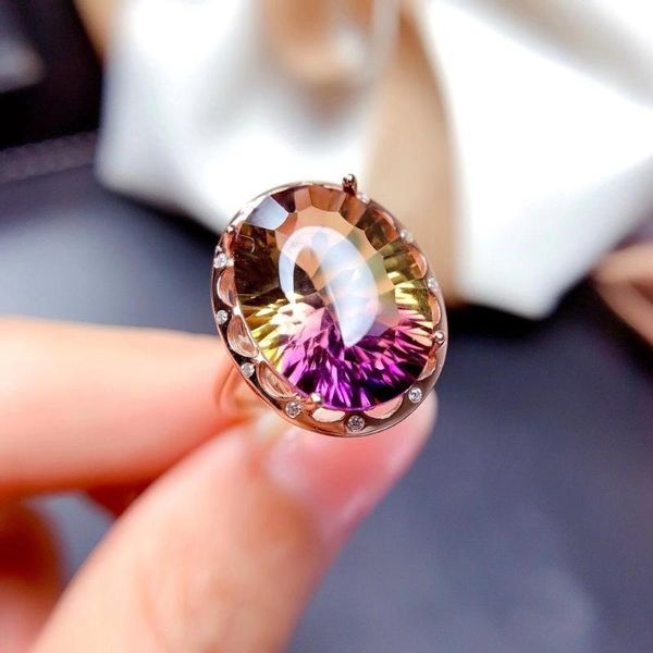 100% natural and real ametrine ring 925 sterling silver fashion party gift cluster rings, Golden;silver
100% natural and real ametrine ring 925 sterling silver fashion party gift cluster rings, Golden;silver