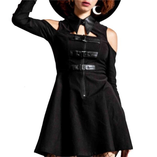 casual dresses gothic women dress lattice hollow out strapless autumn lapel long sleeve fashion high street design pullover i9fh, Black;gray
casual dresses gothic women dress lattice hollow out strapless autumn lapel long sleeve fashion high street design pullover i9fh, Black;gray
