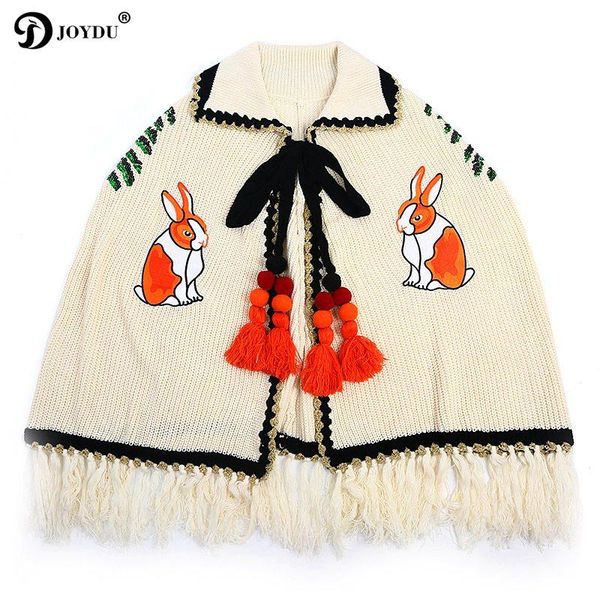 women's sweaters joydu designer cardigan female 2021 thick needle winter sweater women poncho embroidery lace up tassel knit cape jumpe, White;black
women's sweaters joydu designer cardigan female 2021 thick needle winter sweater women poncho embroidery lace up tassel knit cape jumpe, White;black