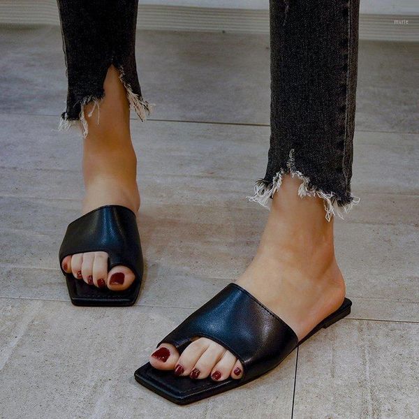 clamp toe slippers women slip on slides fashion square leather flat sandals female outdoor casual flip flop1, Black
clamp toe slippers women slip on slides fashion square leather flat sandals female outdoor casual flip flop1, Black