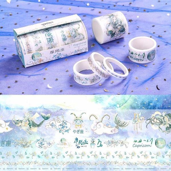 gift wrap creative twelve constellation series paper tape set diy handbook materials diary decorative stickers 5 volumes
gift wrap creative twelve constellation series paper tape set diy handbook materials diary decorative stickers 5 volumes