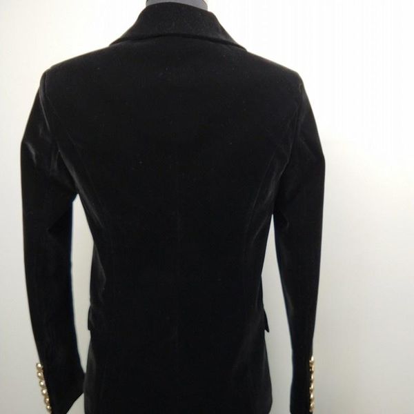 women's suits & blazers fashion luxury women velvet blazer classic double breasted notched collar office ladies formal female long slee, White;black
women's suits & blazers fashion luxury women velvet blazer classic double breasted notched collar office ladies formal female long slee, White;black