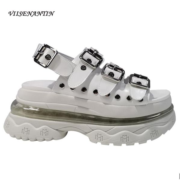 dress shoes summer style open-toed leather metal buckle word with waterproof platform and sole increased roman sandals, Black
dress shoes summer style open-toed leather metal buckle word with waterproof platform and sole increased roman sandals, Black