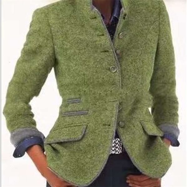 jackets coats women's dress autumn and winter stand collar slim fitting button thickened tweed coat women 8arn, Black;brown
jackets coats women's dress autumn and winter stand collar slim fitting button thickened tweed coat women 8arn, Black;brown
