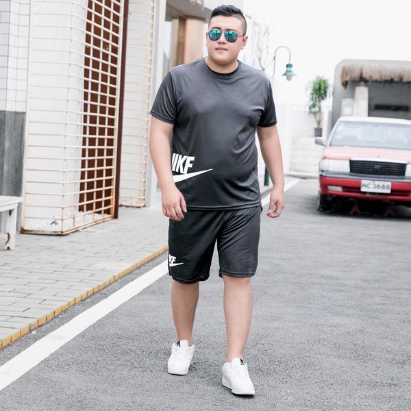 gym clothing brand plus size men's sets short sleeve t-shirt shorts 2 piece set breathable quick dry sports fitness tracksuit suit, White;black
gym clothing brand plus size men's sets short sleeve t-shirt shorts 2 piece set breathable quick dry sports fitness tracksuit suit, White;black
