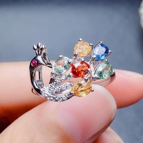 fashion chic peacock multicolor crystal zircon diamonds gemstones rings for women white gold silver color jewelry party gifts cluster, Golden;silver
fashion chic peacock multicolor crystal zircon diamonds gemstones rings for women white gold silver color jewelry party gifts cluster, Golden;silver