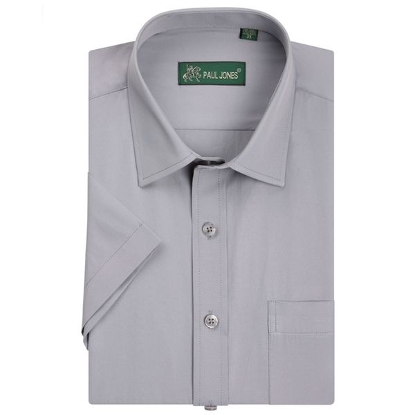 men's short sleeve shirts men business formal dress shirts social shirt classic style brand non-iron male shirts office wear 210708, White;black
men's short sleeve shirts men business formal dress shirts social shirt classic style brand non-iron male shirts office wear 210708, White;black