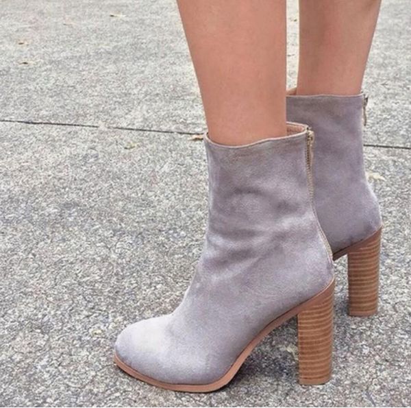 boots fashion ankle pu women basic round toe sewing solid vintage high square heel zip casual big size shoes, Black
boots fashion ankle pu women basic round toe sewing solid vintage high square heel zip casual big size shoes, Black