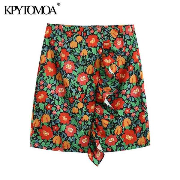 women fashion floral print ruffled mini skirt high waist side zipper female skirts casual faldas mujer 210420, Black
women fashion floral print ruffled mini skirt high waist side zipper female skirts casual faldas mujer 210420, Black