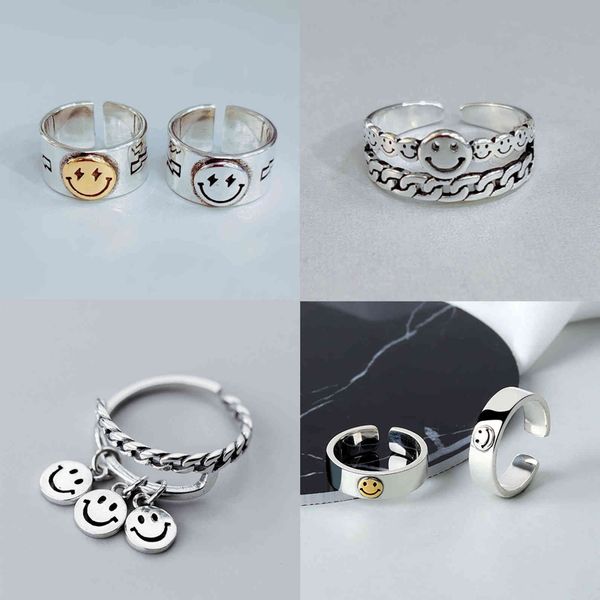 fashion punk vintage happy smile face silver color copper finger rings stackable adjustable for women jewelry gift dropship
fashion punk vintage happy smile face silver color copper finger rings stackable adjustable for women jewelry gift dropship