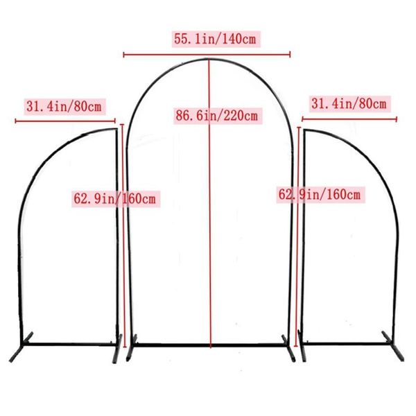 party decoration 3 pieces wedding arch set flower stand birthday outdoor balloon background irregular shape
party decoration 3 pieces wedding arch set flower stand birthday outdoor balloon background irregular shape