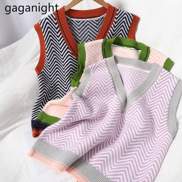 women's vests gaganight vintage striped women knited vest autumn winter sleeveless v neck tank office lady loose pollover sweater cami, Black;white
women's vests gaganight vintage striped women knited vest autumn winter sleeveless v neck tank office lady loose pollover sweater cami, Black;white