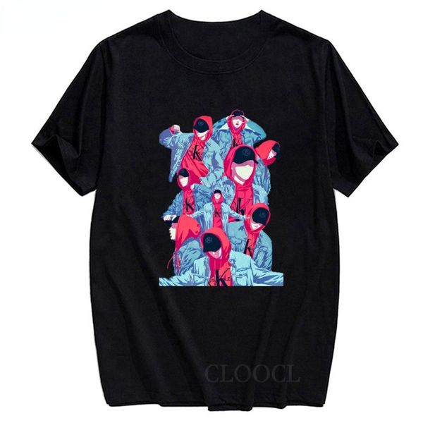 men's t-shirts cloocl korean tv squid game black 100% cotton 3d graphics letter casual streetwears harajuku tshirts, White;black
men's t-shirts cloocl korean tv squid game black 100% cotton 3d graphics letter casual streetwears harajuku tshirts, White;black