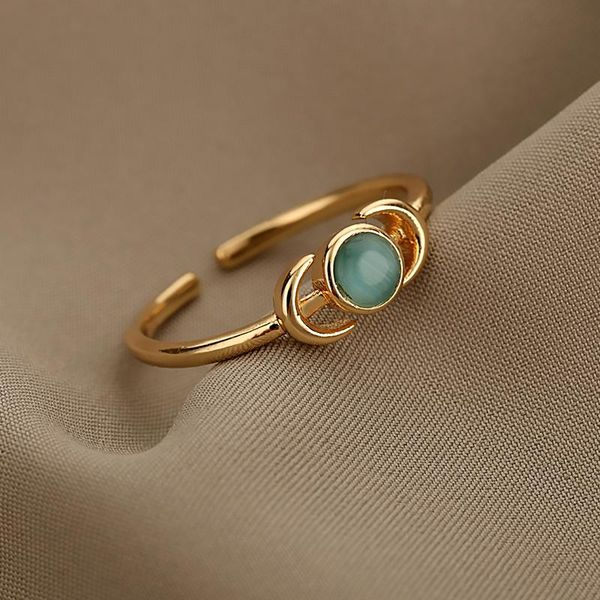 cluster rings icftzwe moon pearl open for women opal crystal finger knuckle ring female birthday friendship jewelry gift, Golden;silver
cluster rings icftzwe moon pearl open for women opal crystal finger knuckle ring female birthday friendship jewelry gift, Golden;silver