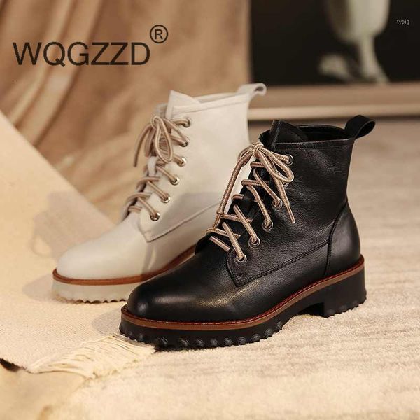 boots botas mujer women's winter shoes cow leather round toe cross-tied fashion british style preppy ankle boots bottes femme1 yqul, Black
boots botas mujer women's winter shoes cow leather round toe cross-tied fashion british style preppy ankle boots bottes femme1 yqul, Black