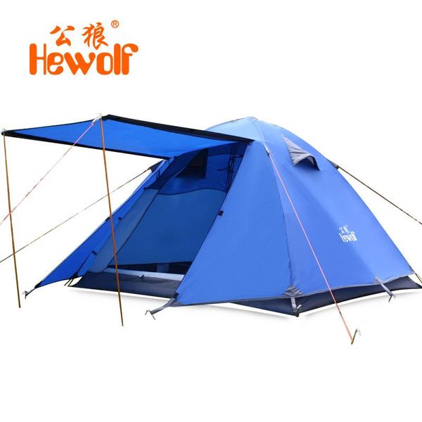 hewolf 3-4 people double deck aluminum rod super strong waterproof camping tent beach tents and shelters
hewolf 3-4 people double deck aluminum rod super strong waterproof camping tent beach tents and shelters