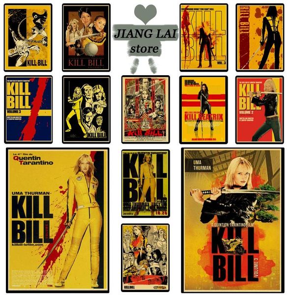 paintings quentin tarantino classic movie kill bill posters kraft paper peint wall art painging retro vintage poster home decoration
paintings quentin tarantino classic movie kill bill posters kraft paper peint wall art painging retro vintage poster home decoration