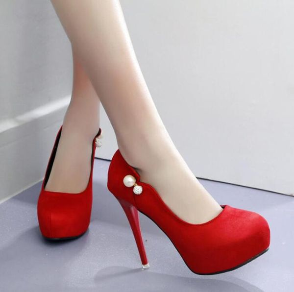 dress shoes 2021 spring 12cm super high heel women's red wedding waterproof platform fashion pearl thin single lady, Black
dress shoes 2021 spring 12cm super high heel women's red wedding waterproof platform fashion pearl thin single lady, Black