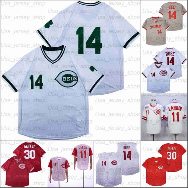 retro baseball 1969 1976 and 1990 home jersey 14 rose 11 larkin 30 griffey white black, Blue;black
retro baseball 1969 1976 and 1990 home jersey 14 rose 11 larkin 30 griffey white black, Blue;black
