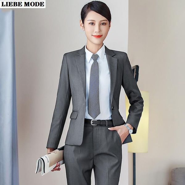 woman business pants suit office wear women blazer and set for black gray navy blue two piece professional clothes women's, White
woman business pants suit office wear women blazer and set for black gray navy blue two piece professional clothes women's, White