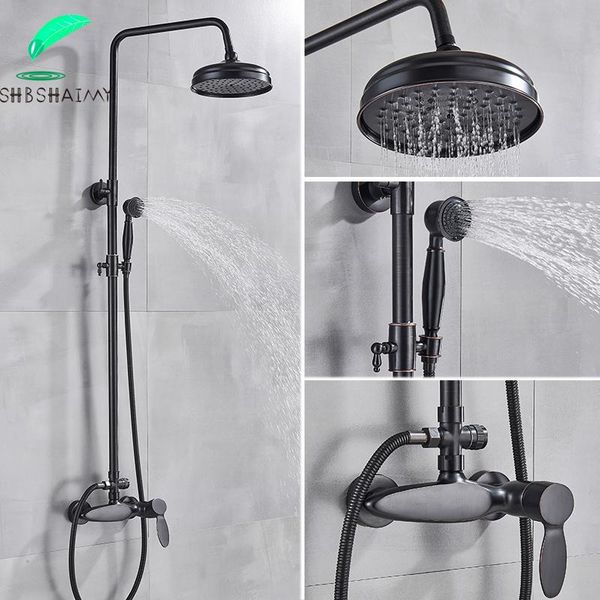 black bathroom shower mixer faucet wall mount brass set with hand height adjustable taps sets
black bathroom shower mixer faucet wall mount brass set with hand height adjustable taps sets