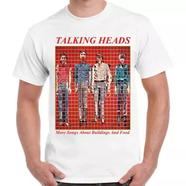 talking heads more songs about buildings and food punk rock retro t shirt 1716, White;black
talking heads more songs about buildings and food punk rock retro t shirt 1716, White;black