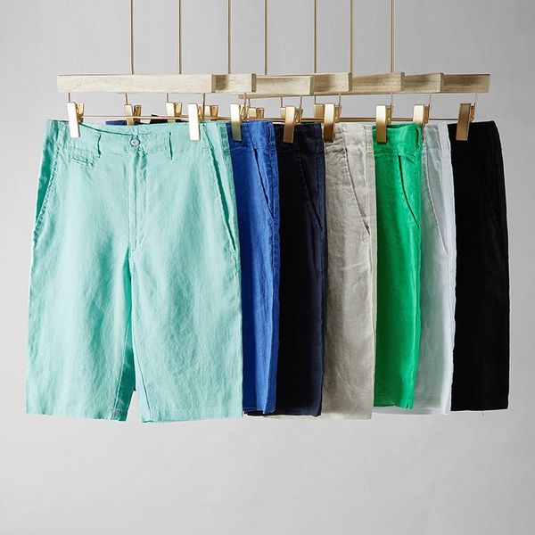 men's shorts 100% linen for men summer casual solid white loose breeches boardshorts male classic plus size clothing, White;black
men's shorts 100% linen for men summer casual solid white loose breeches boardshorts male classic plus size clothing, White;black