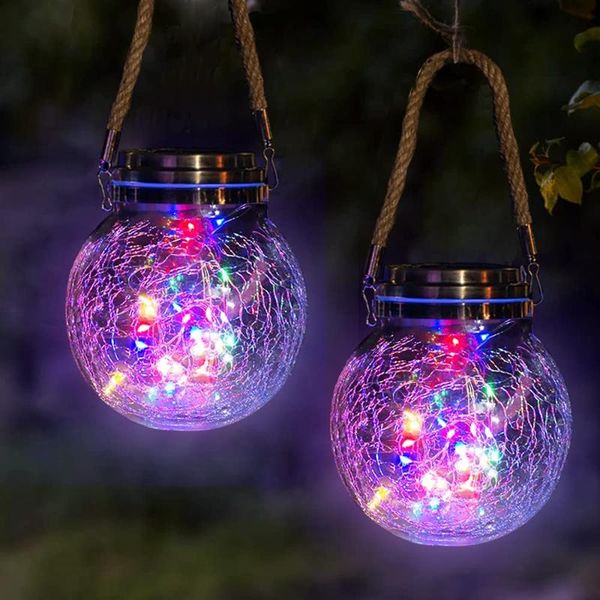 solar lamps lanterns hanging outdoor lamp 20led waterproof cracked glass jar light decorative lighting for patio garden
solar lamps lanterns hanging outdoor lamp 20led waterproof cracked glass jar light decorative lighting for patio garden
