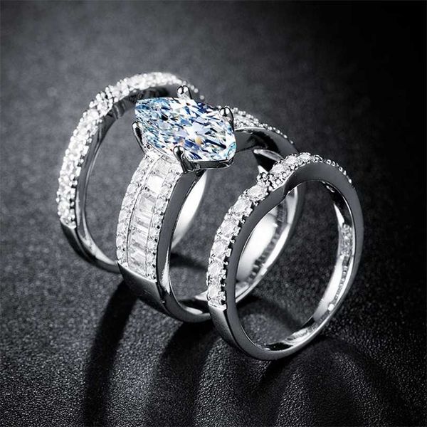 luxury marquise 925 sterling silver wedding ring set africa bridal for women lady anniversary gift jewelry wholesale r5388 211217, Slivery;golden
luxury marquise 925 sterling silver wedding ring set africa bridal for women lady anniversary gift jewelry wholesale r5388 211217, Slivery;golden