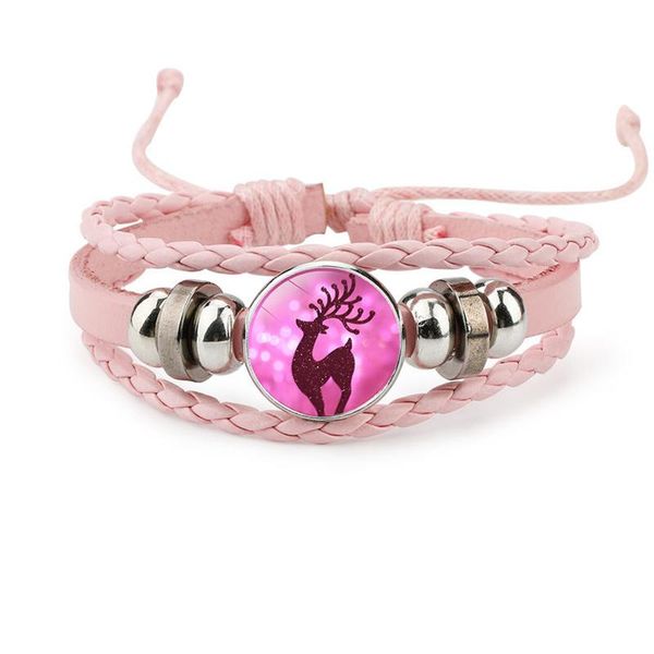 charm bracelets women cartoon santa claus design leather beads bracelet lady weave lucky jewelry fs99, Golden;silver
charm bracelets women cartoon santa claus design leather beads bracelet lady weave lucky jewelry fs99, Golden;silver