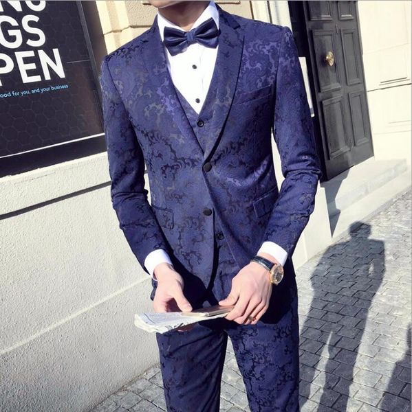 brand groom wedding suit mens green plaid stage wear for singer fashion slim fit 2 button 3 pcs suits with pants men's & blazers, White;black
brand groom wedding suit mens green plaid stage wear for singer fashion slim fit 2 button 3 pcs suits with pants men's & blazers, White;black