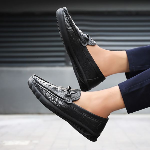 dress shoes fashion men flats light breathable casual summer genuine leather loafers slip on 's driving 4lmg, Black
dress shoes fashion men flats light breathable casual summer genuine leather loafers slip on 's driving 4lmg, Black