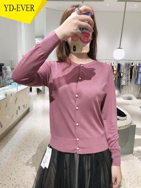 women's knits & tees simple fashion pullovers autumn elegant chic single breasted women sweaters solid color o-neck all-match knitted, White
women's knits & tees simple fashion pullovers autumn elegant chic single breasted women sweaters solid color o-neck all-match knitted, White