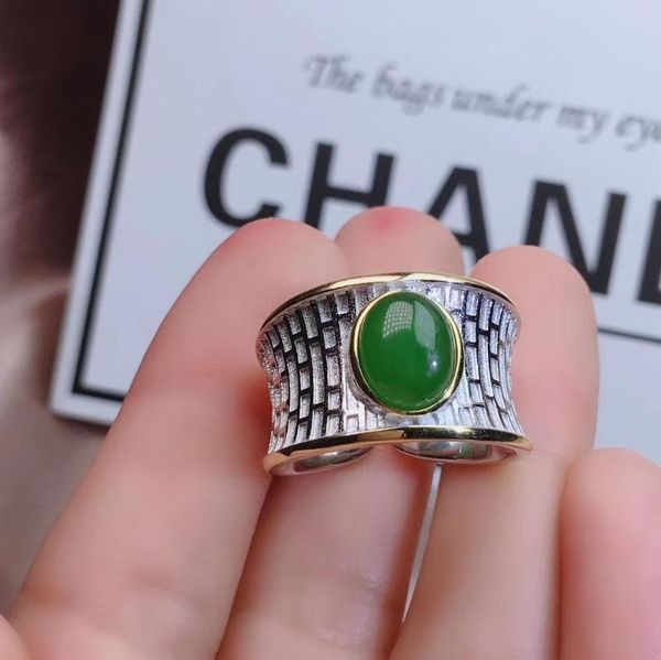 cluster rings muscular man ring natural green hetian jade for jewelry real 925 silver oval gemstone boy birthday gift sale, Golden;silver
cluster rings muscular man ring natural green hetian jade for jewelry real 925 silver oval gemstone boy birthday gift sale, Golden;silver
