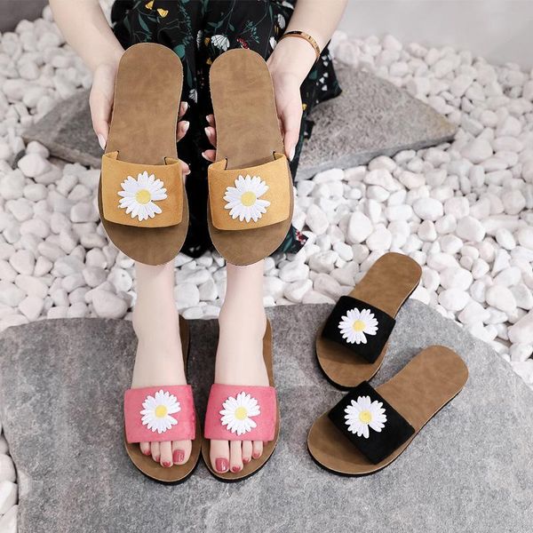 summer cool slippers women wear fashion ins shoes flat bottomed fairy beach, Black 
summer cool slippers women wear fashion ins shoes flat bottomed fairy beach, Black