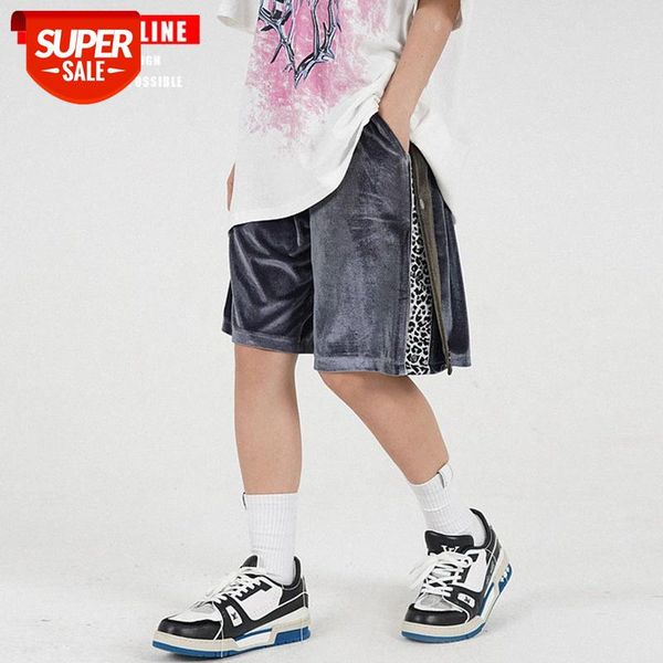 tkpa hip-hop american-style buttoned leopard pattern stitching casual shorts for men and women loose five-point pants #kg2a, Black
tkpa hip-hop american-style buttoned leopard pattern stitching casual shorts for men and women loose five-point pants #kg2a, Black