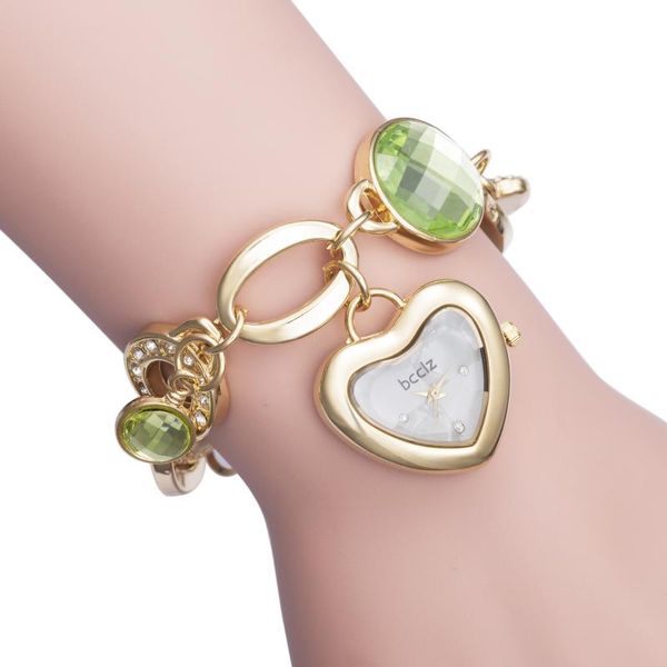 wristwatches asj women's gold diamond gem heart-shaped simple quartz watch bracelet, Slivery;brown
wristwatches asj women's gold diamond gem heart-shaped simple quartz watch bracelet, Slivery;brown